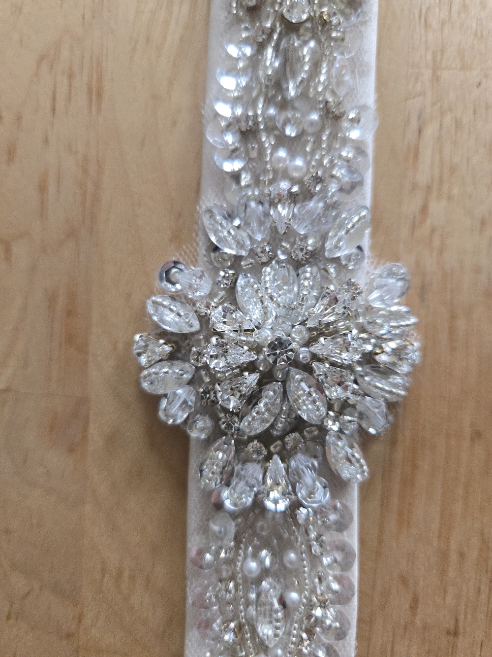 Crystal Beaded Bridal Sash